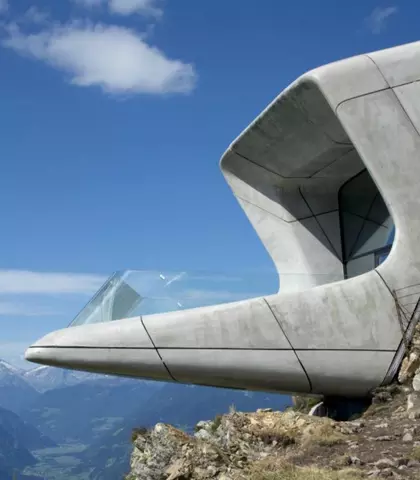 Messner Mountain Museums in Bruneck | Projekte von Saint-Gobain Glass