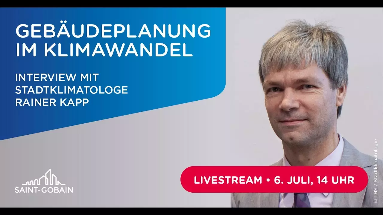 Interview mit Stadtklimatologe Rainer Kapp zum Thema Gebäudeplanung im Klimawandel thumbnail